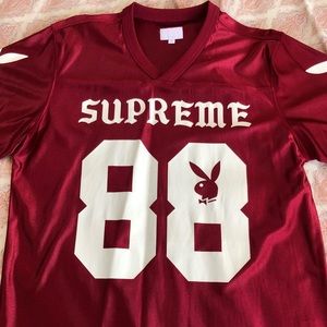 supreme button up jersey